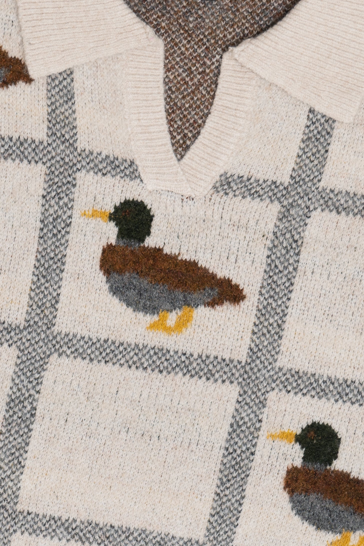 Plaid Mallard Sweater