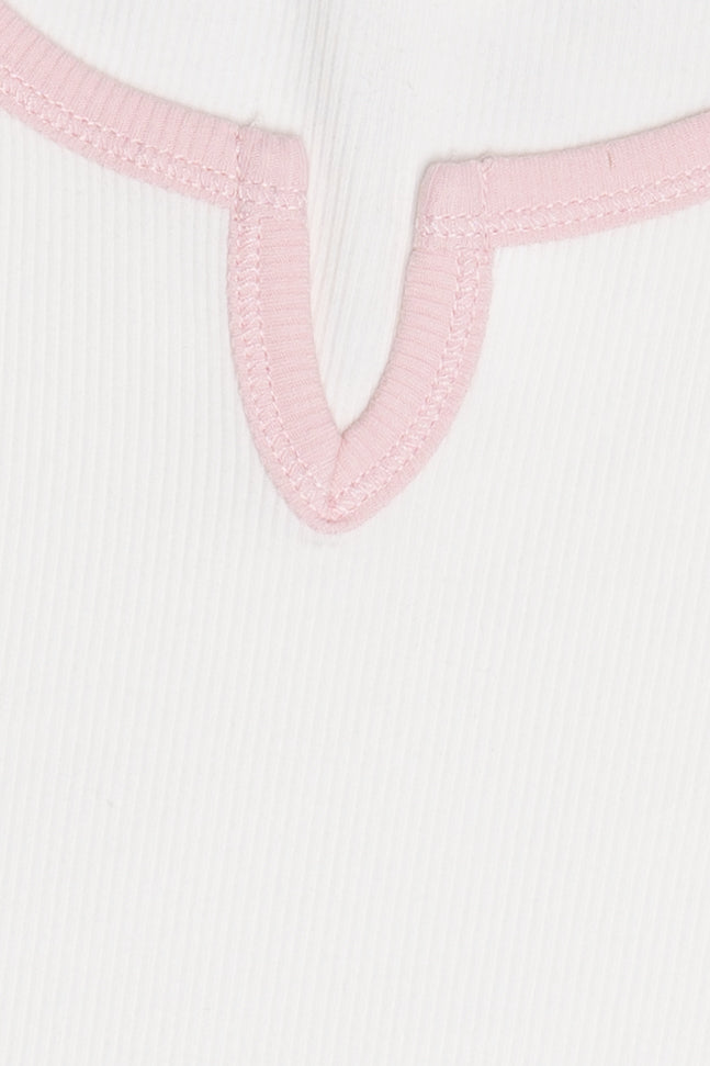 Cap Sleeve Baseball Tee