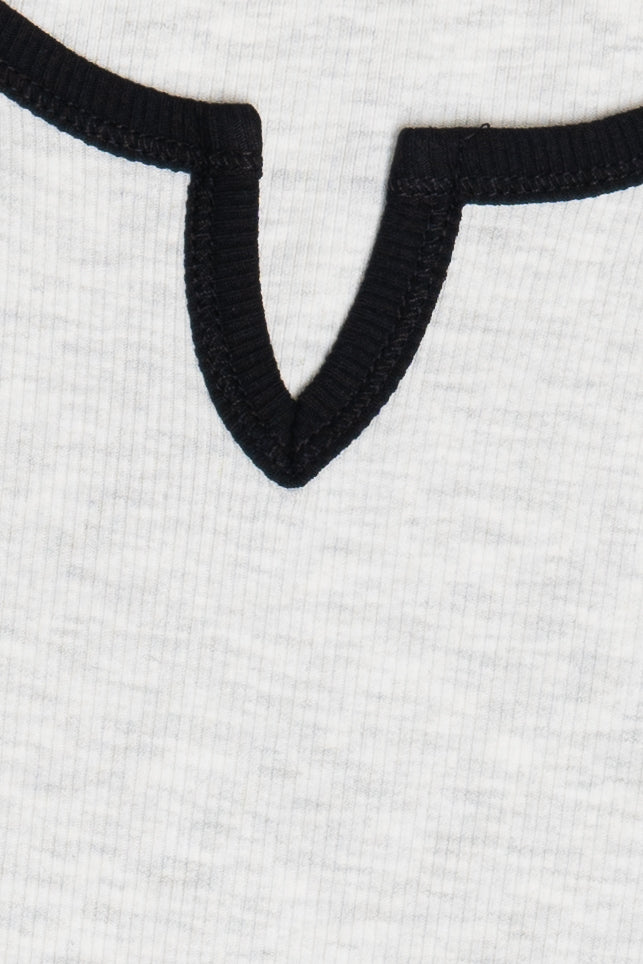 Cap Sleeve Baseball Tee