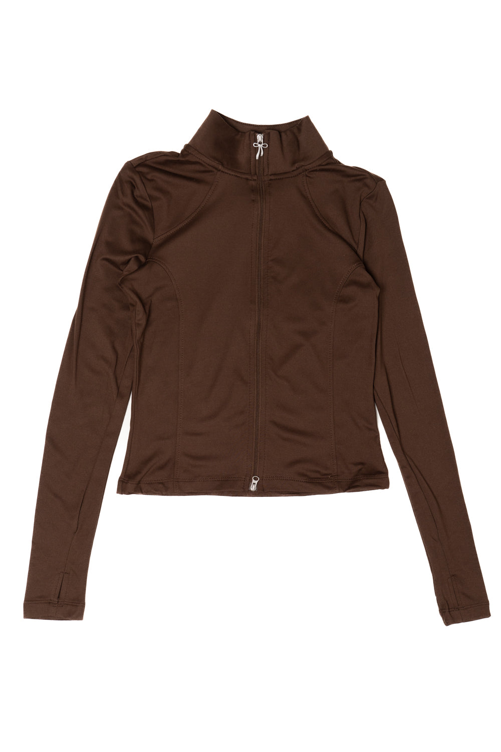 Two Way Zip Fleece Lined Top
