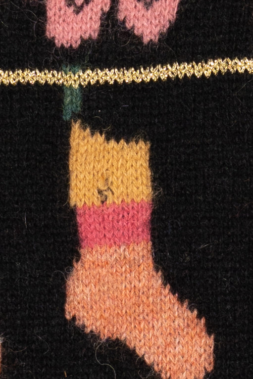 Vintage Susan Bristol Socks And Mittens Sweater (1980s)