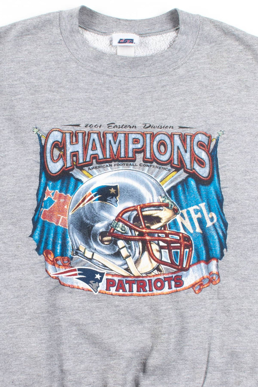 Vintage Patriots Eastern Division Champions Sweatshirt (2001)