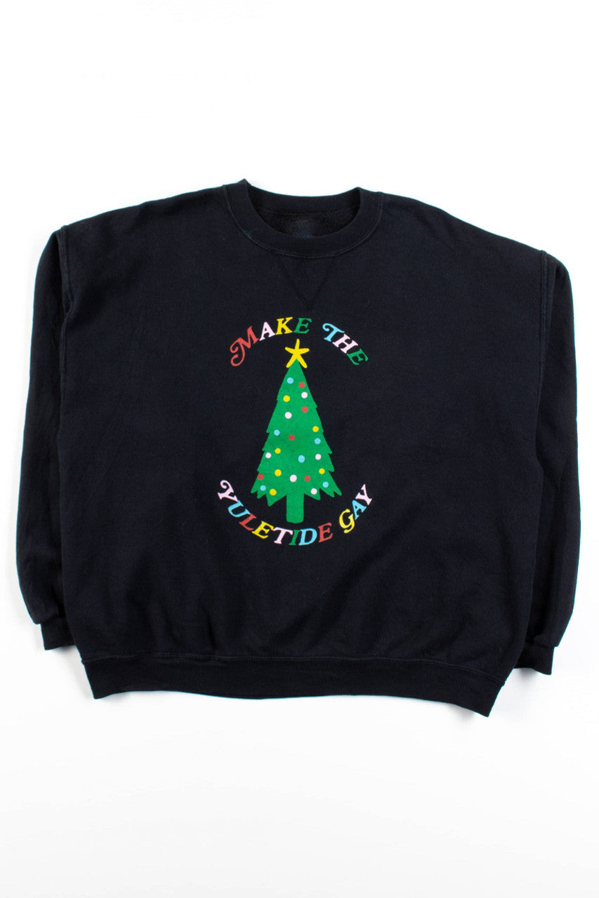 Ragstock Original Yuletide Screen Print Sweatshirt