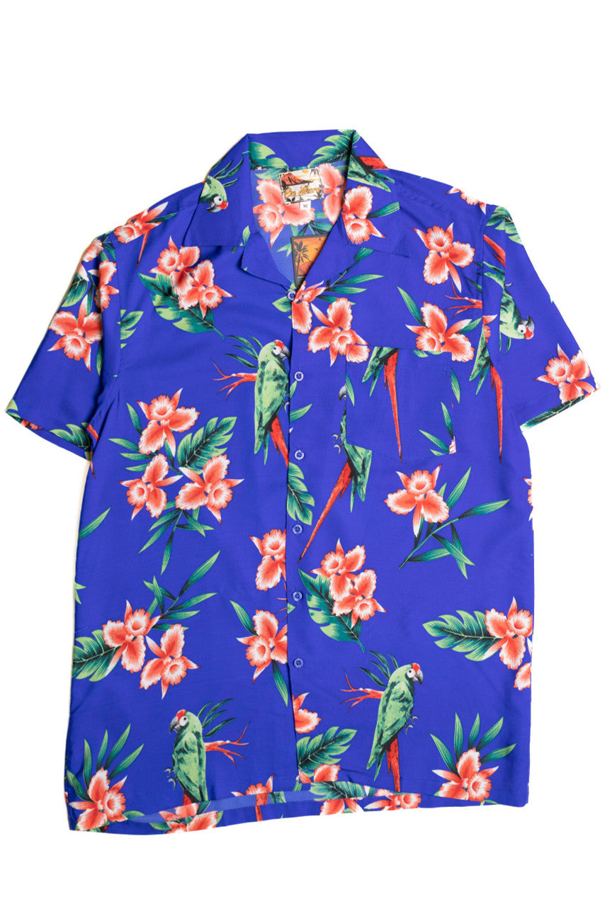 Red Tail Parrot Hawaiian Shirt