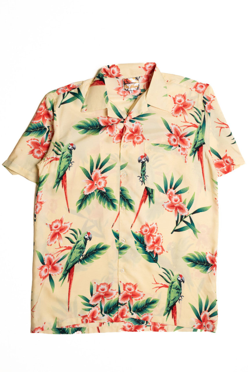 Red Tail Parrot Hawaiian Shirt