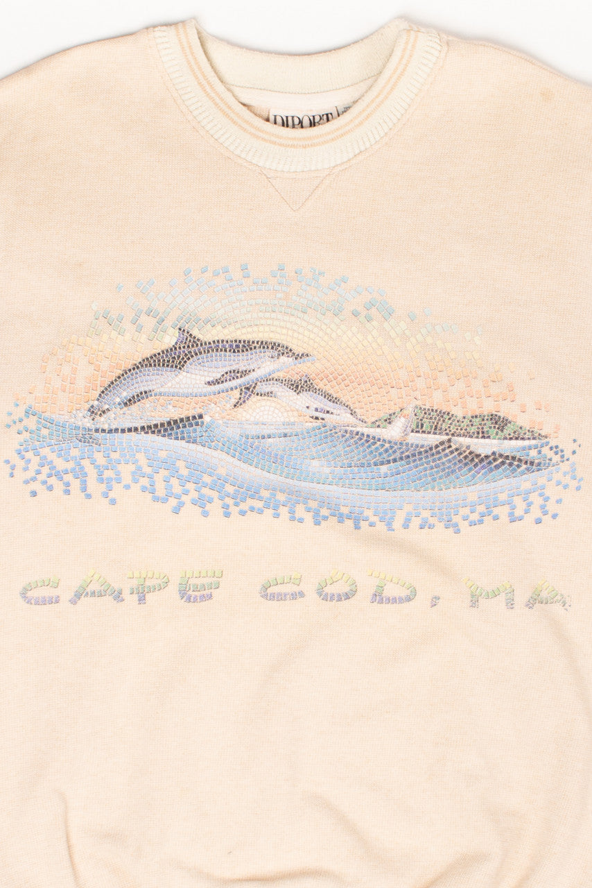 Vintage Dolphin Cape Cod Sweatshirt (1990s)