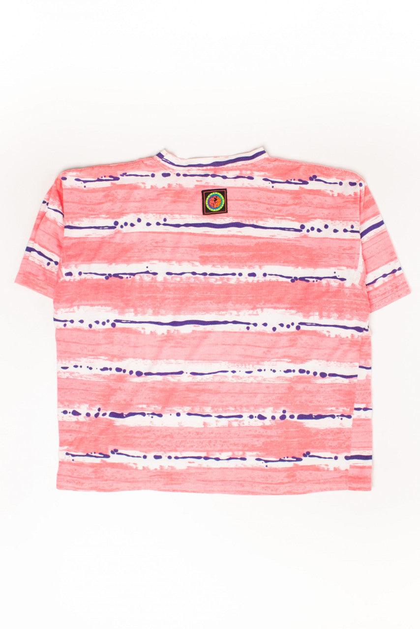 Striped Neon OP T-Shirt (2000s)