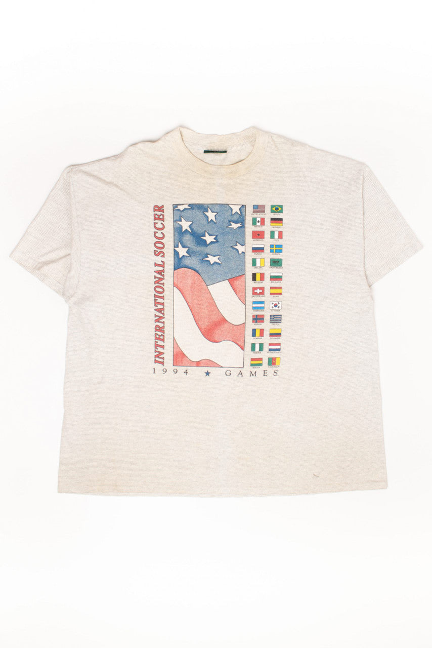 Vintage 1994 International Soccer Games T-Shirt
