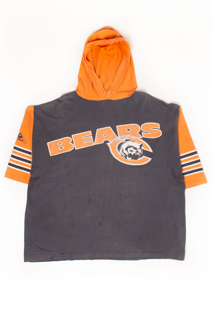 1993 Chicago Bears Hooded T-Shirt (1990s)