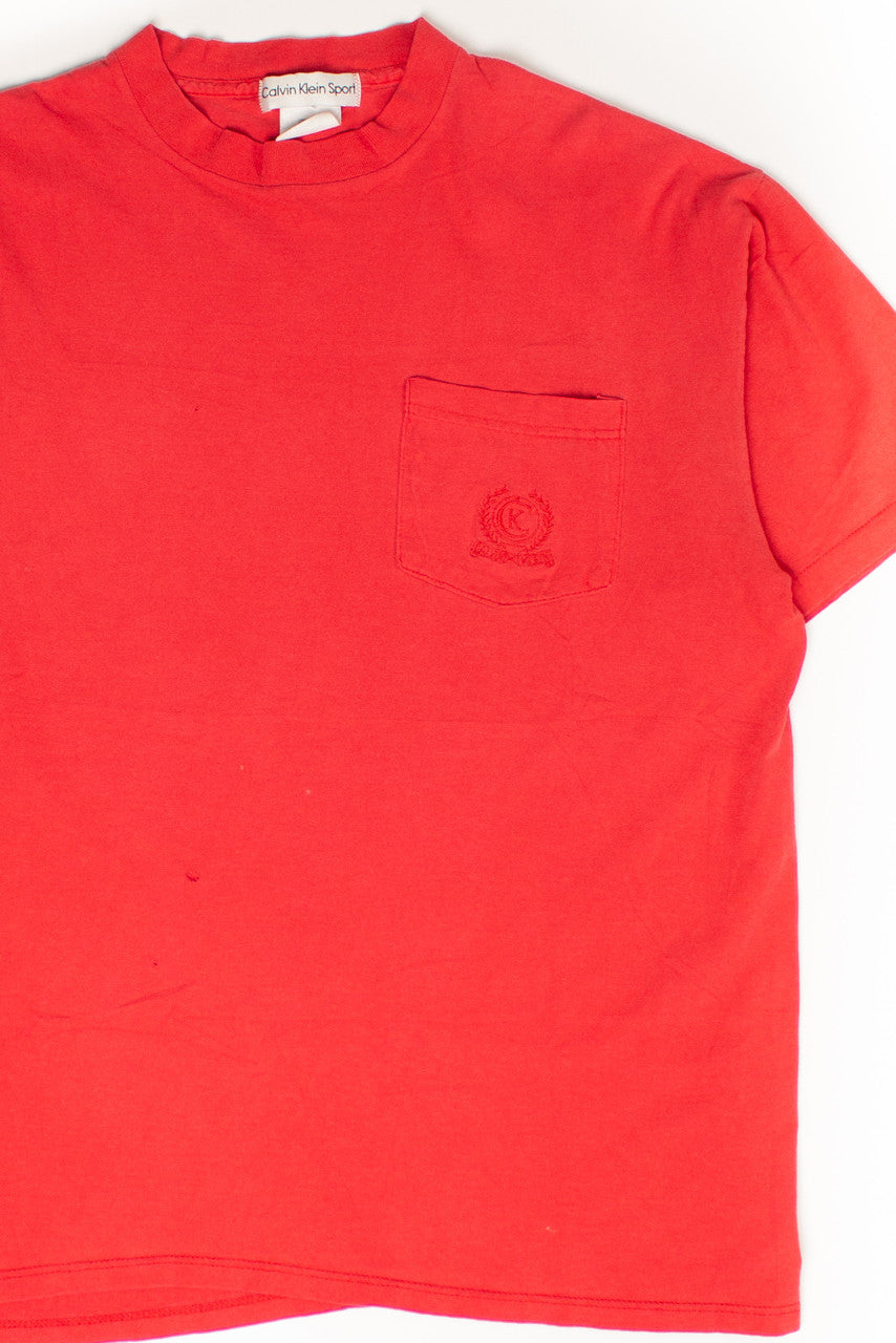 Vintage Calvin Klein Embroidered Pocket T-Shirt (2000s)