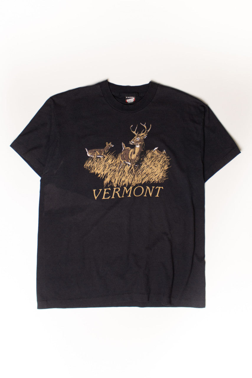 Vintage Vermont Deer T-Shirt (1990s)