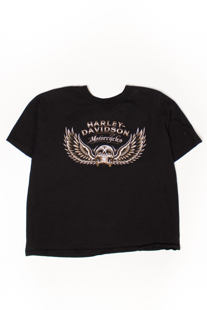Vintage Harley Davidson Day of the Dead T-Shirt (2000s)