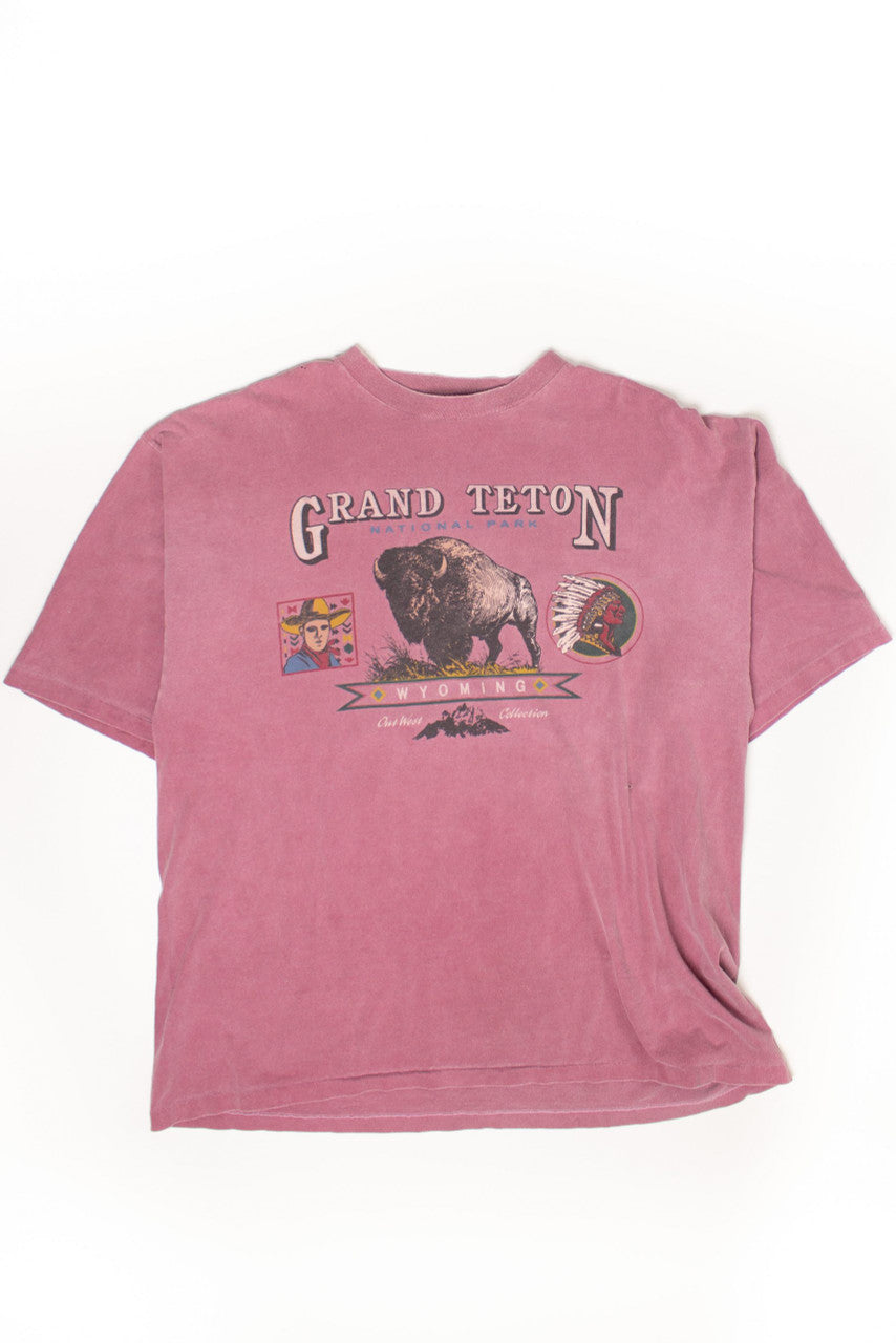 Vintage Grand Teton Bison T-Shirt (1980s)