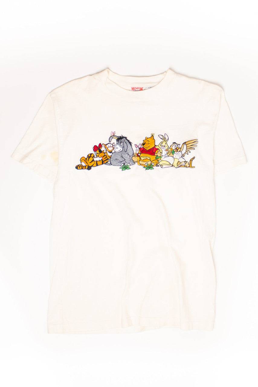 Vintage Winnie the Pooh Crew Embroidered T-Shirt (2000s)
