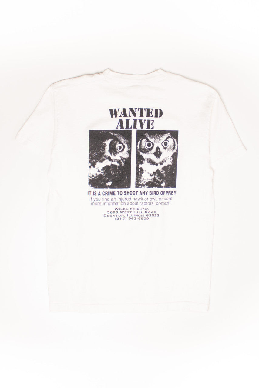 Vintage Funny Wanted Bird T-Shirt (1990s)
