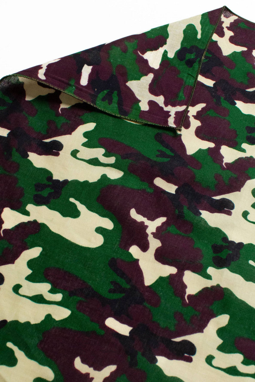 Green Camo Bandana