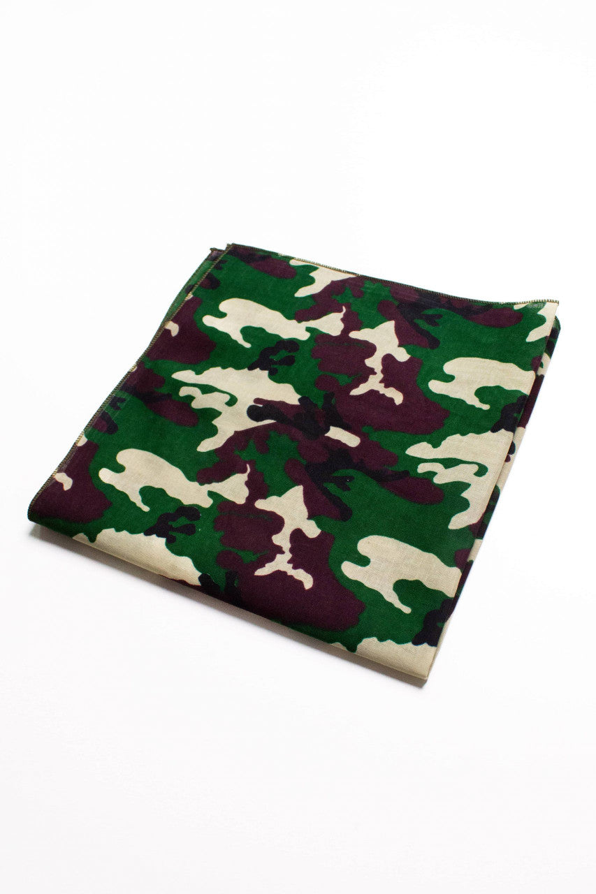Green Camo Bandana