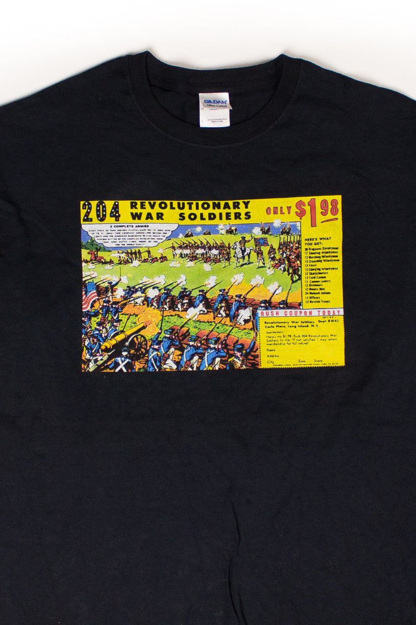 Vintage Revolutionary War Stamp T-Shirt (2000s)