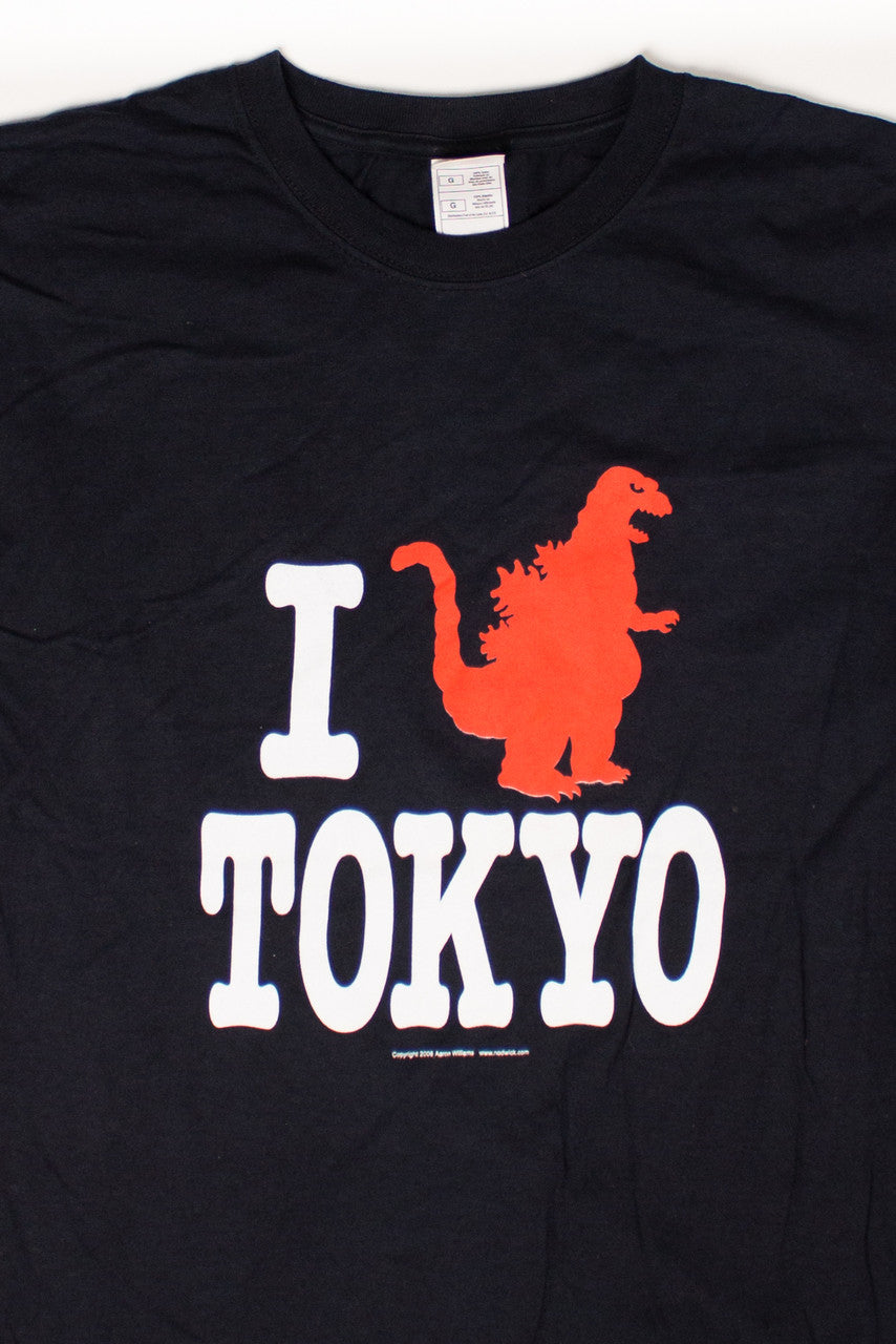 Vintage I Love Tokyo Godzilla T-Shirt (2000s)