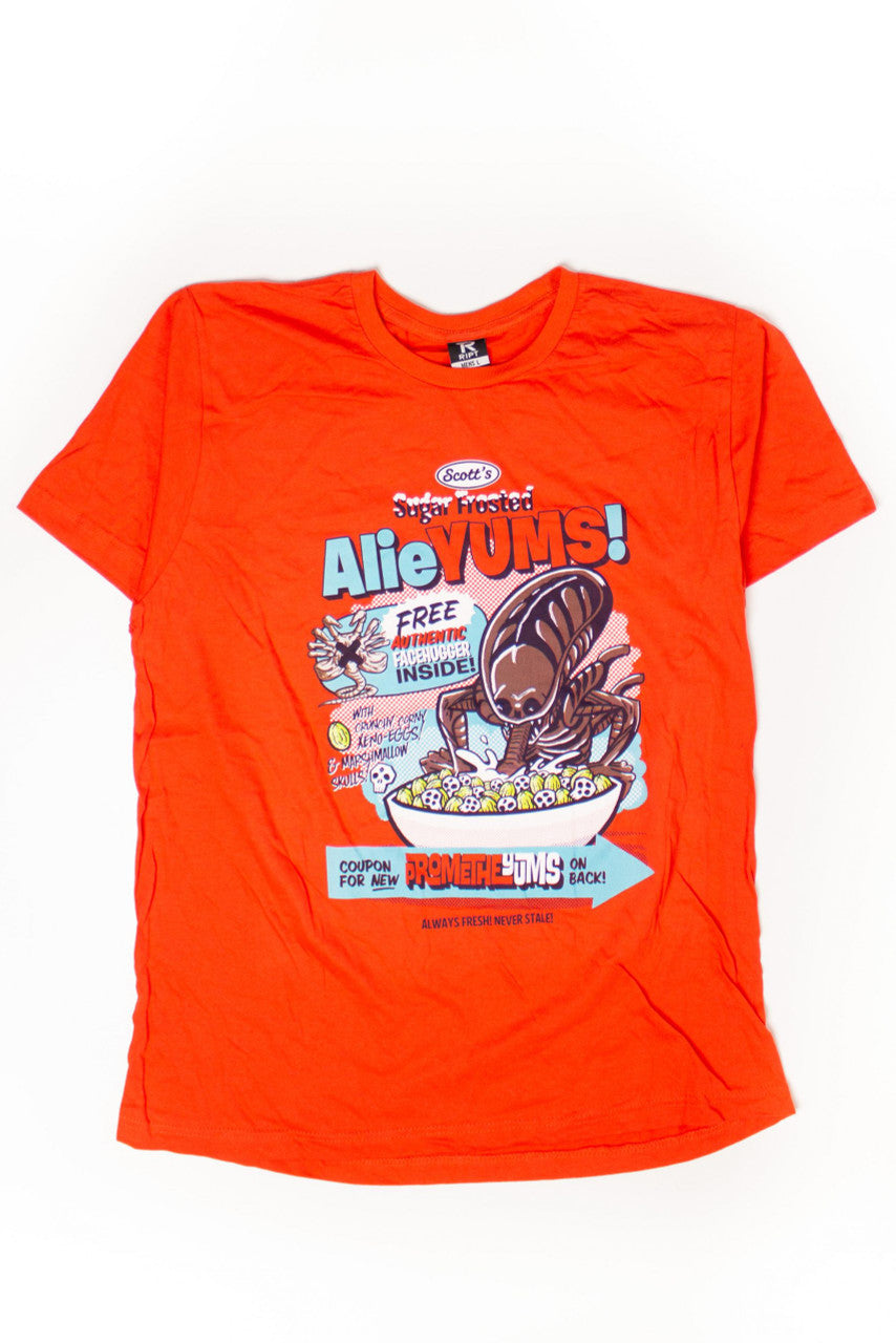 Vintage Funny Alien Cereal Ad T-Shirt (2010s)