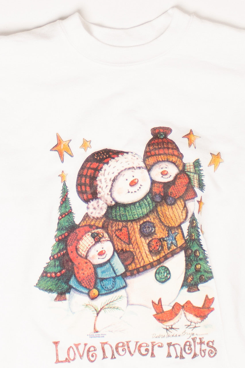 Vintage"Love Never Melts" Sweatshirt (1990s)