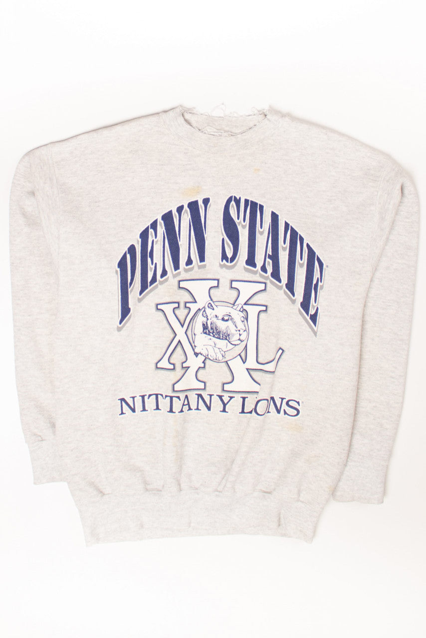 Vintage Thrashed Penn State Sweatshirt (1980s)