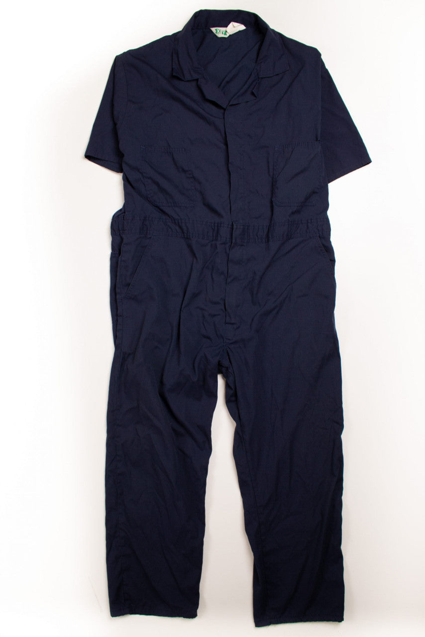 Vintage Navy Key Jumpsuit (1980s)