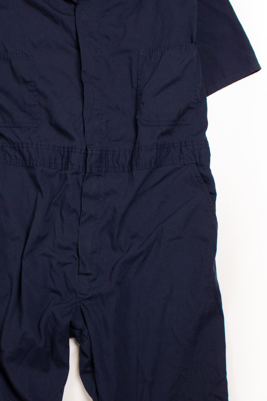 Vintage Navy Key Jumpsuit (1980s)