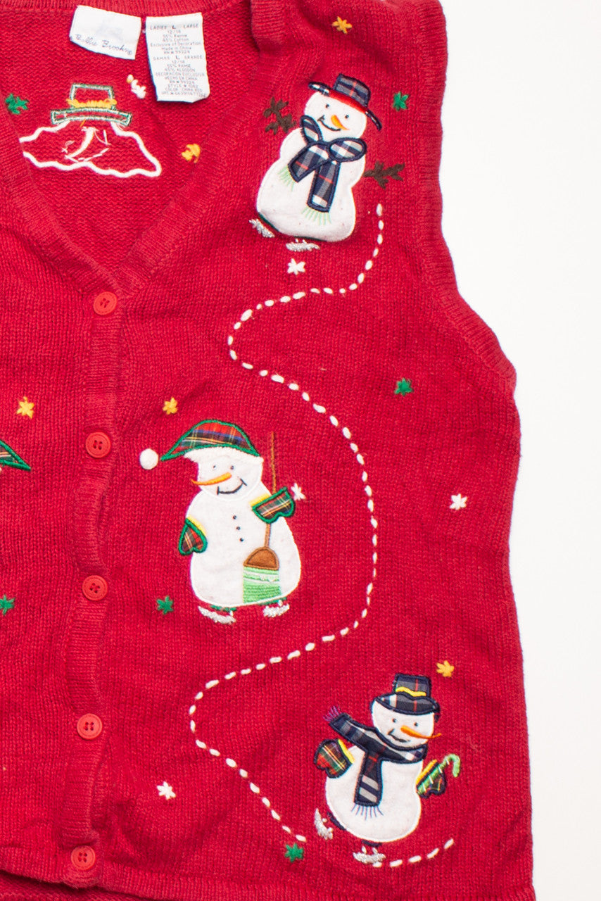 Red Ugly Christmas Vest 58659