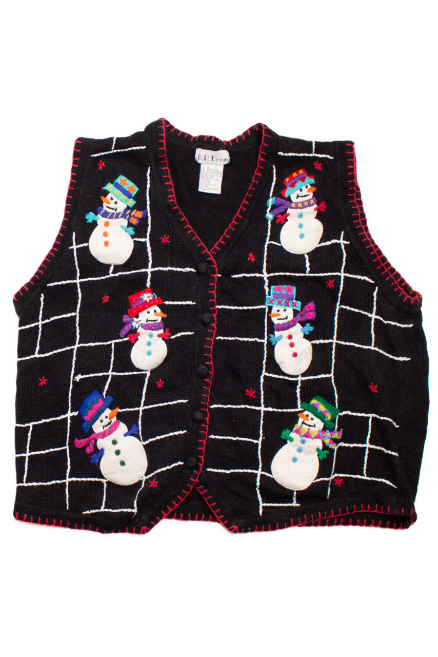 Black Ugly Christmas Vest 58667