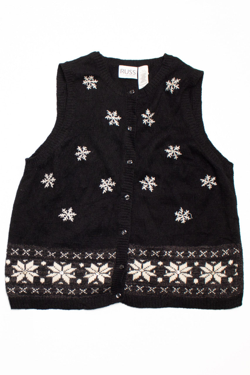 Black Ugly Christmas Vest 58680