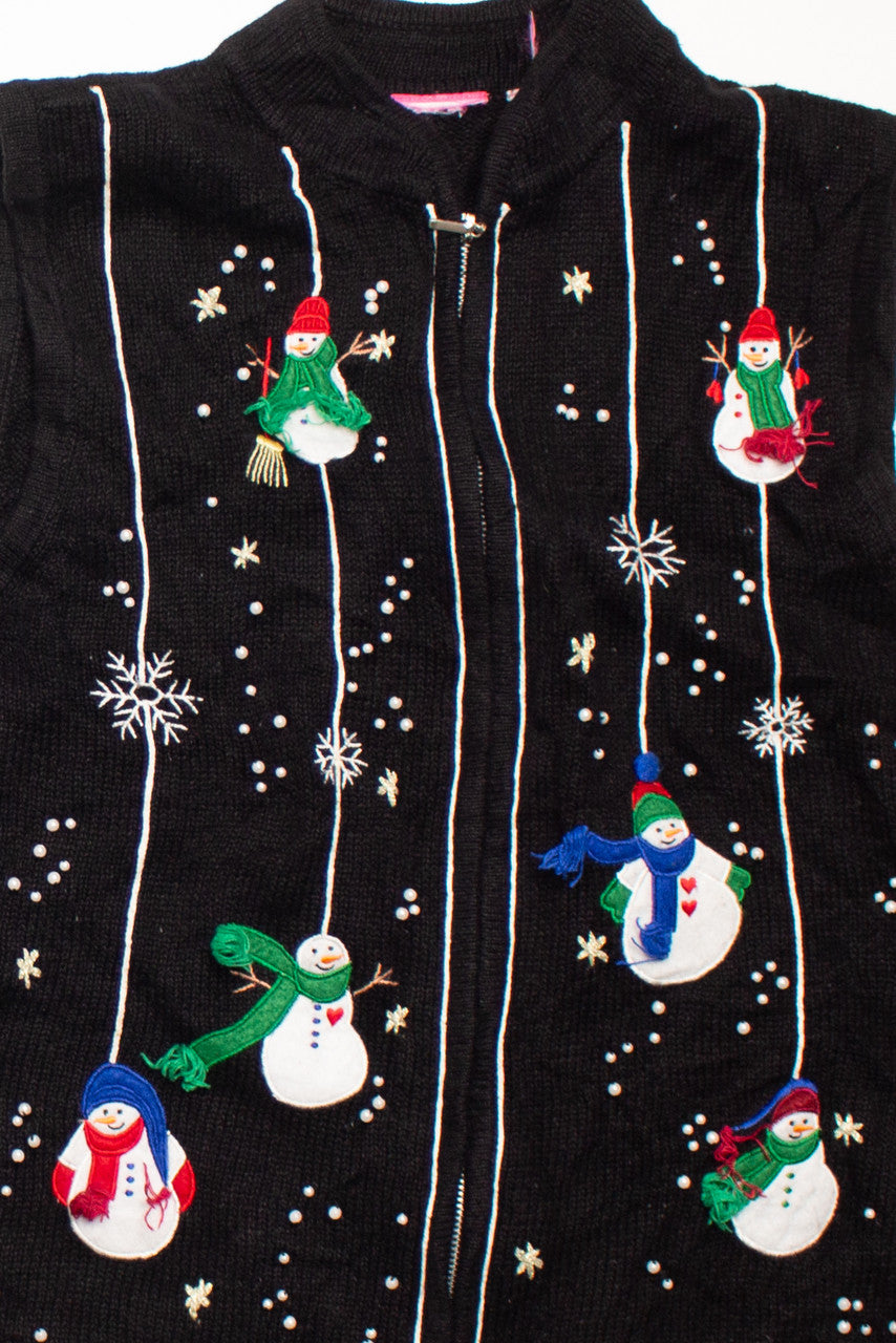 Black Ugly Christmas Vest 58682