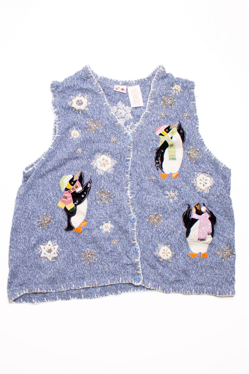 Blue Ugly Christmas Vest 58693