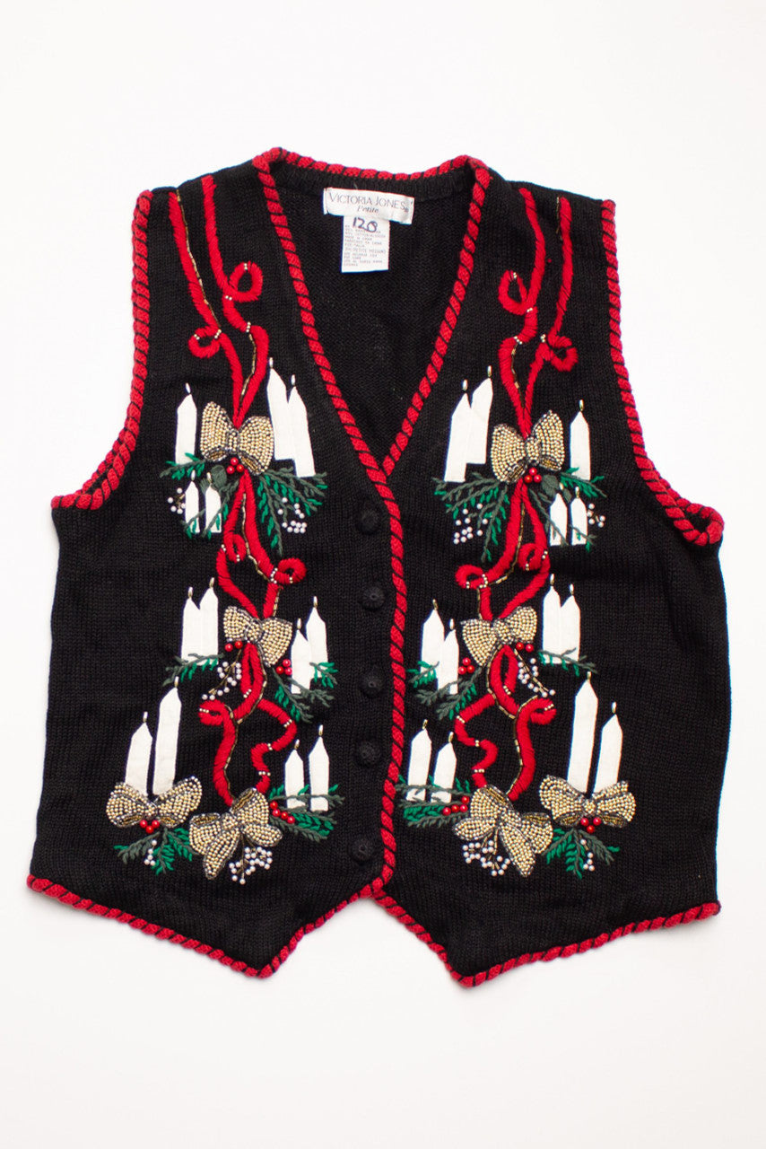 Black Ugly Christmas Vest 58695