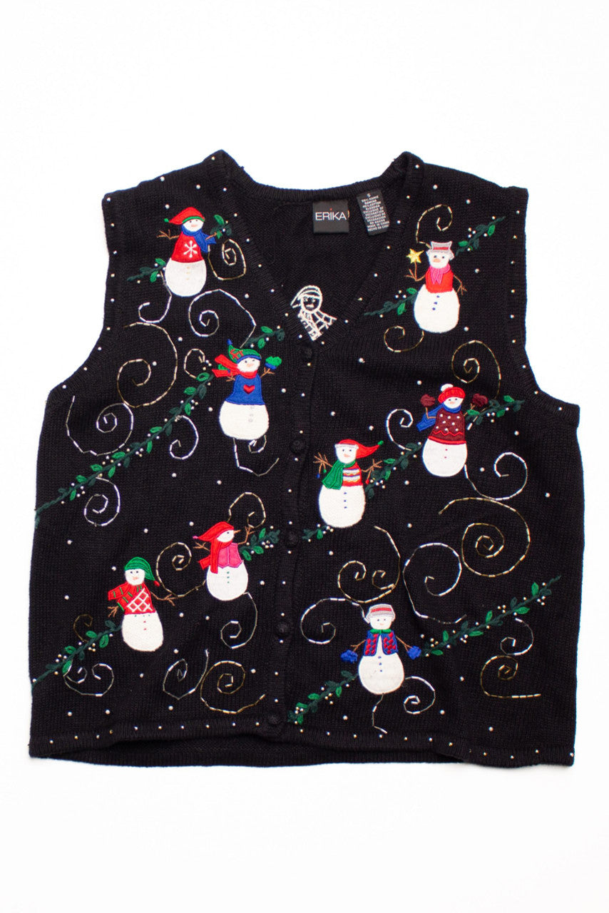 Black Ugly Christmas Vest 58707