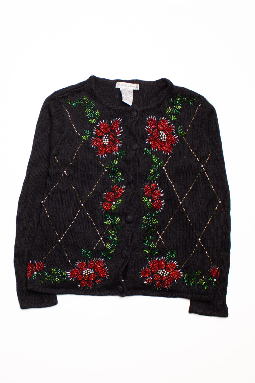 Black Ugly Christmas Cardigan 58719