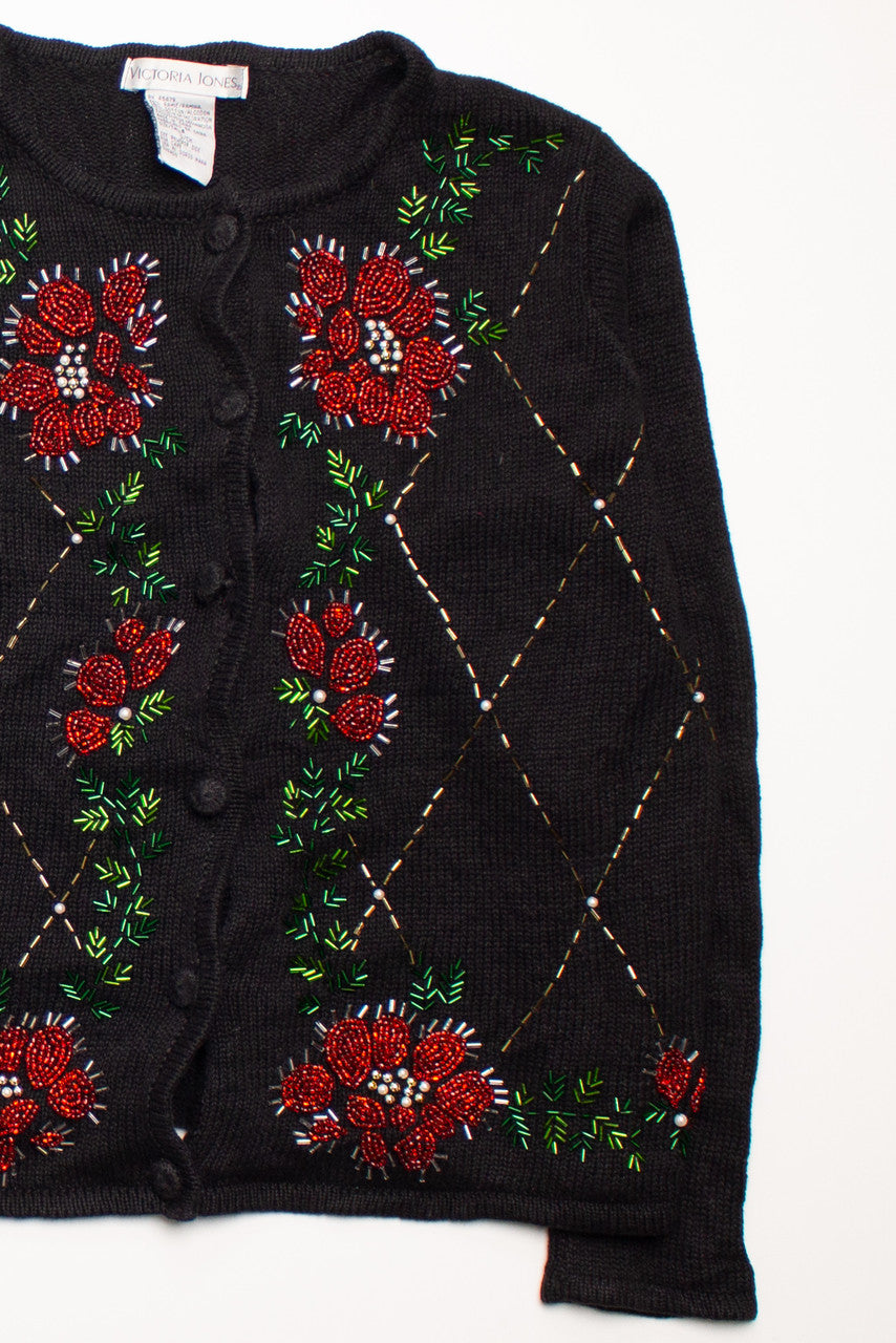 Black Ugly Christmas Cardigan 58719