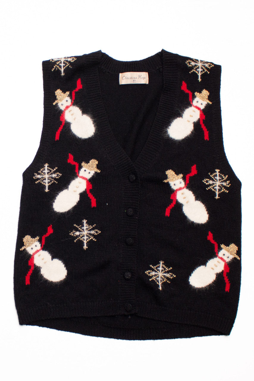 Black Ugly Christmas Vest 58724