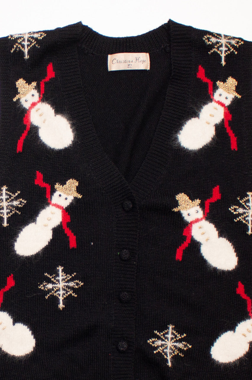 Black Ugly Christmas Vest 58724