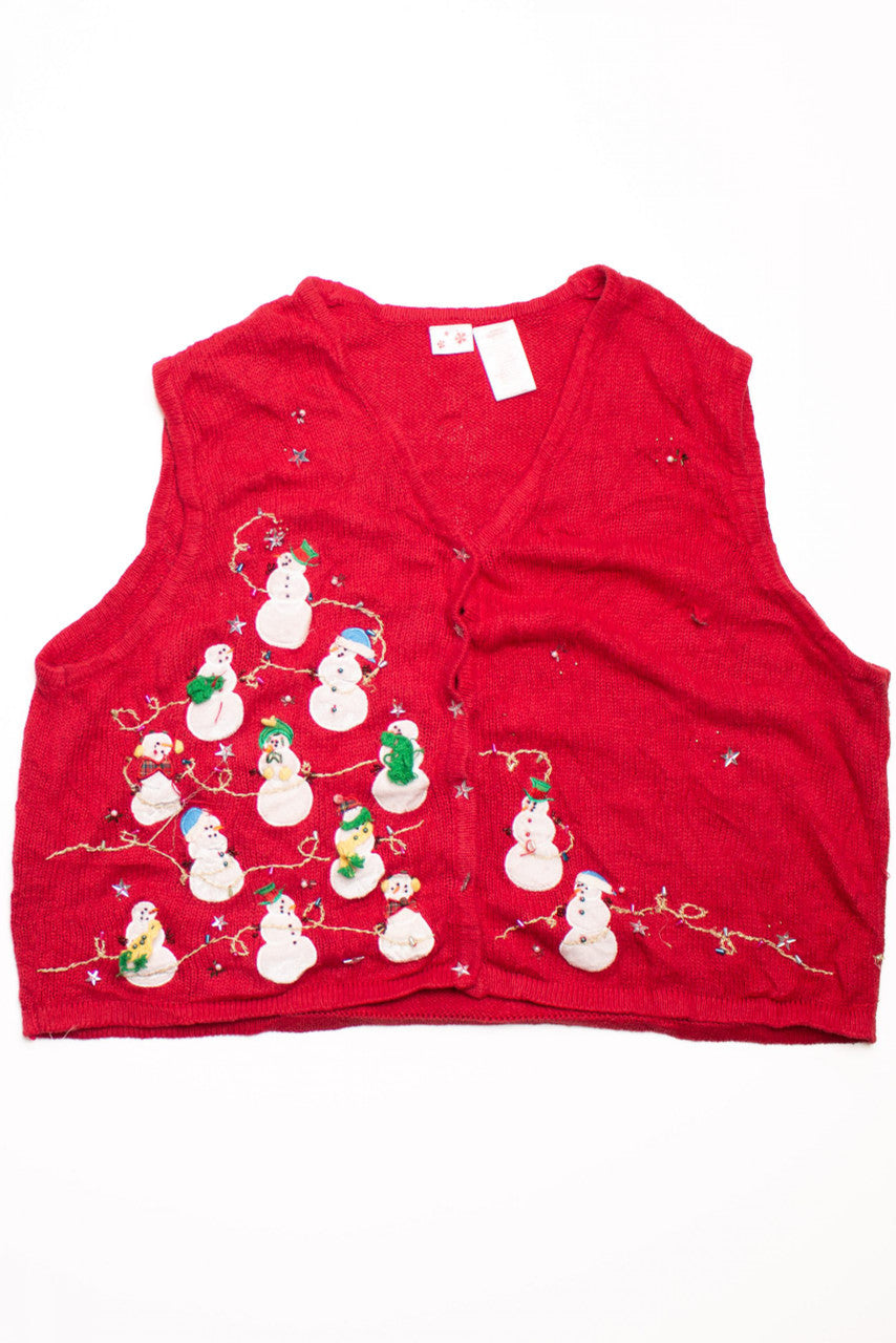 Red Ugly Christmas Vest 58726