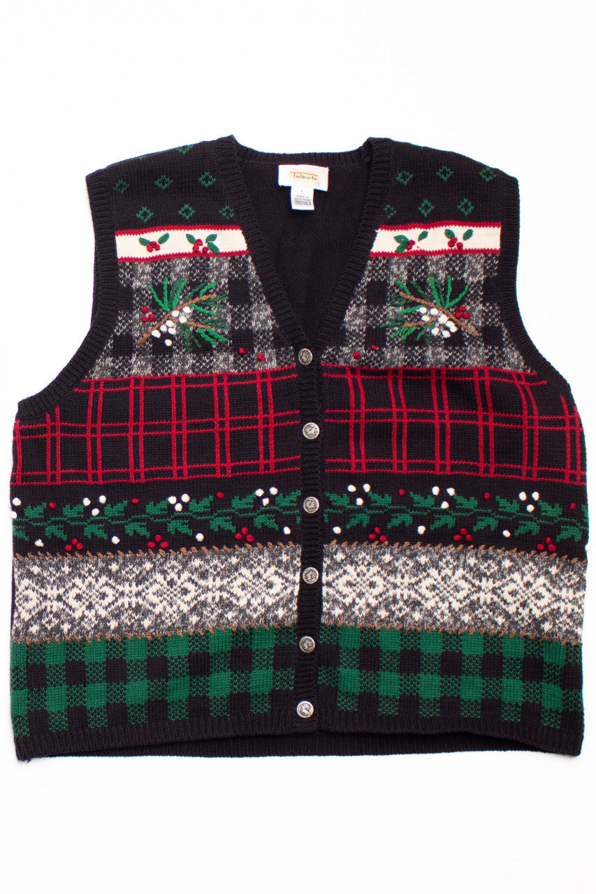 Black Ugly Christmas Vest 58729