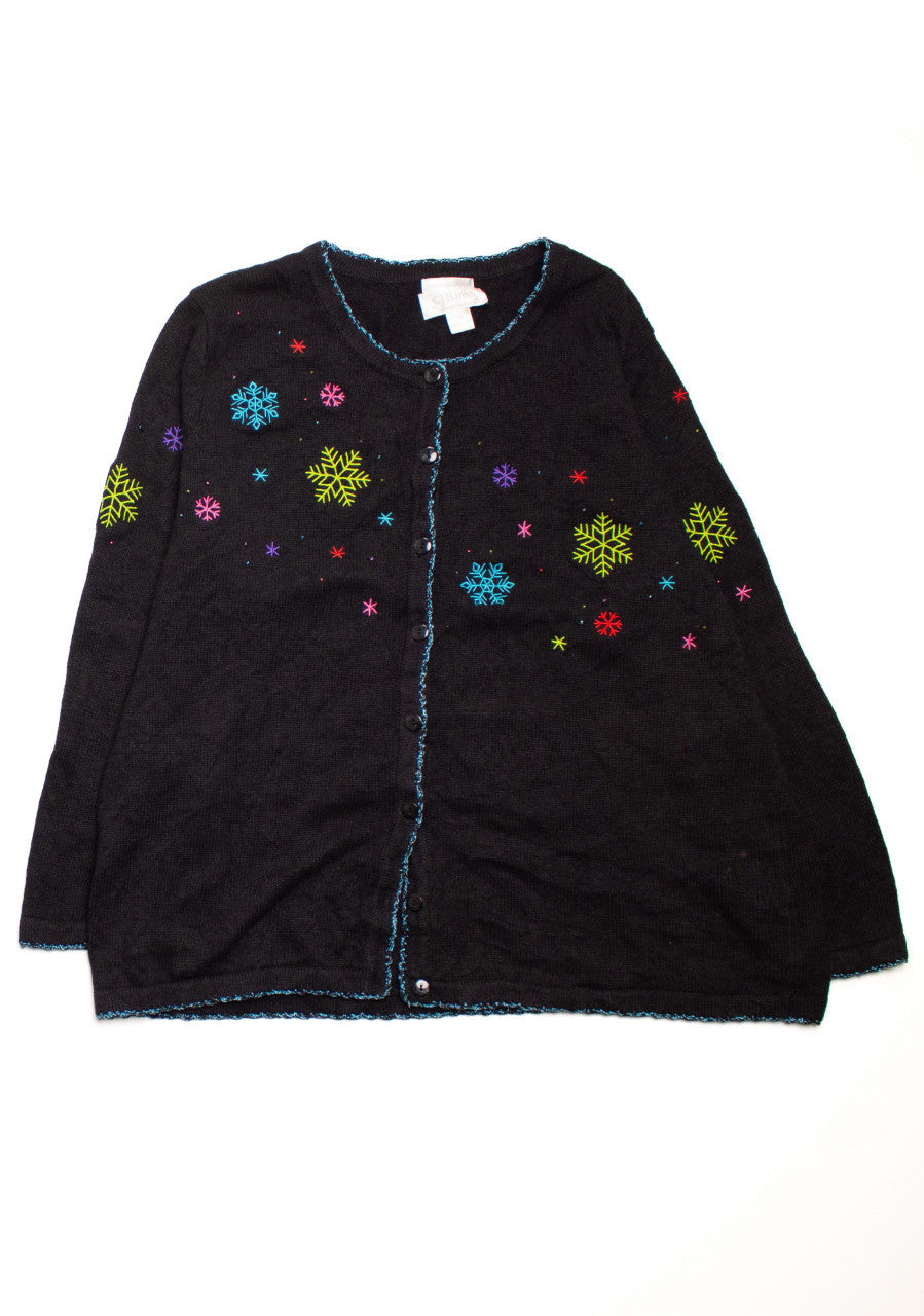 Black Ugly Christmas Cardigan 58730