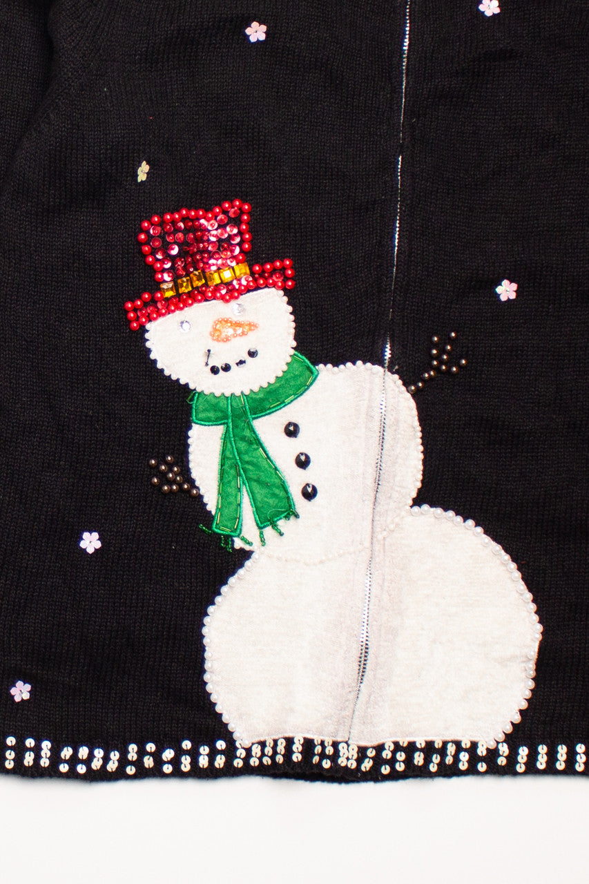 Black Ugly Christmas Cardigan 58735