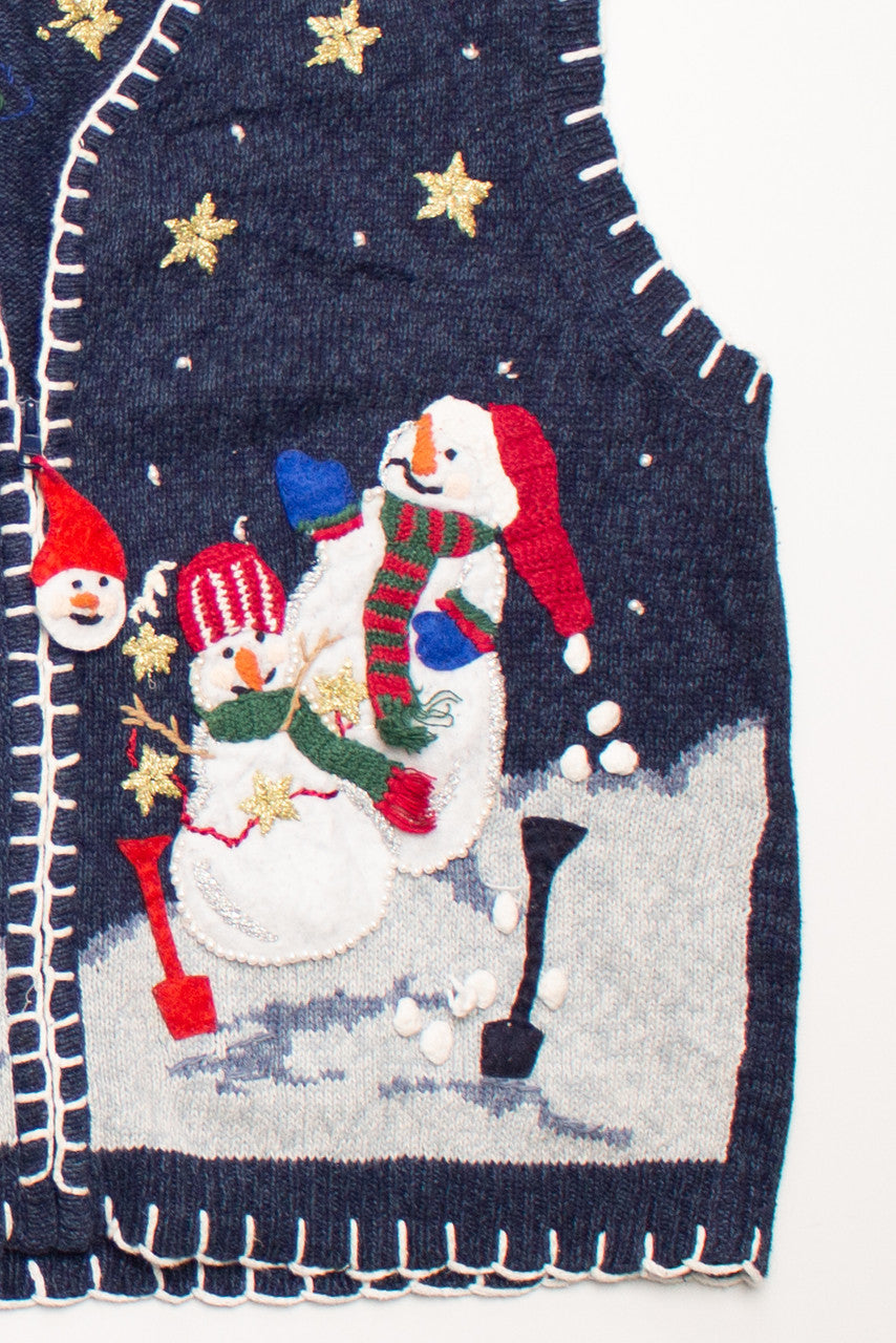 Blue Ugly Christmas Vest 58737