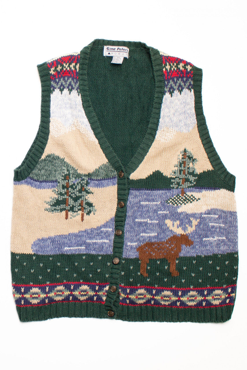 Green Ugly Christmas Vest 58742