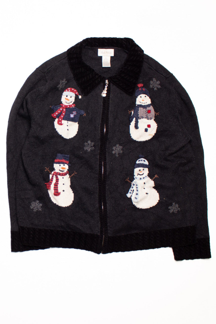 Black Ugly Christmas Cardigan 58744
