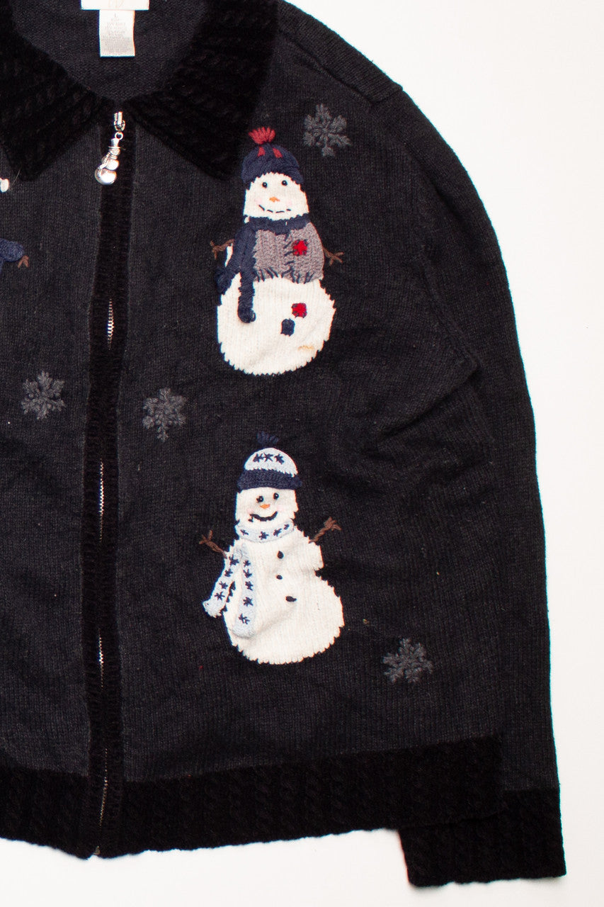 Black Ugly Christmas Cardigan 58744