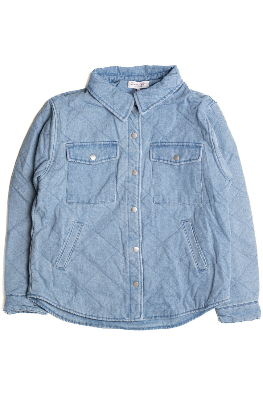 Lined Quilted Denim Jacket