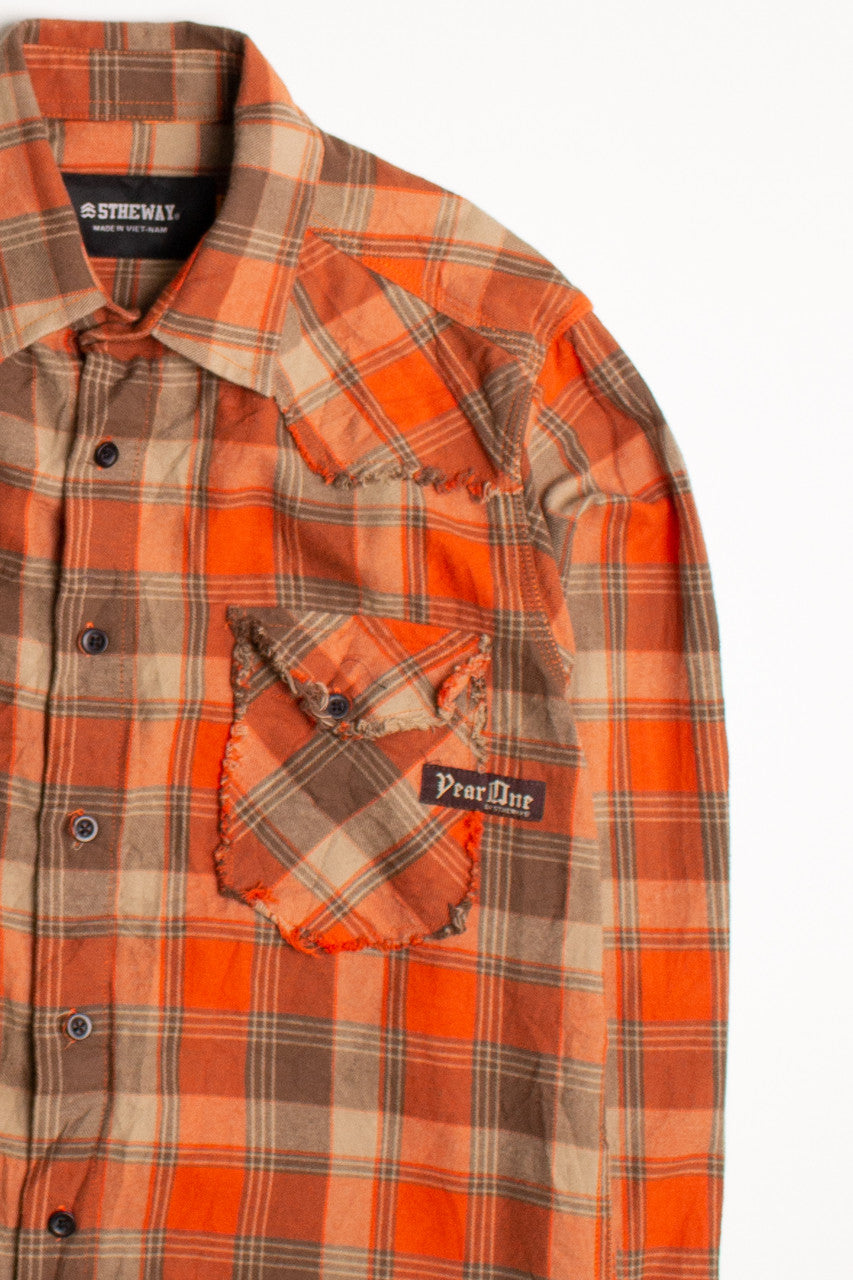 Vintage "This Perfection is Not Real" Flannel Shirt (2000s)