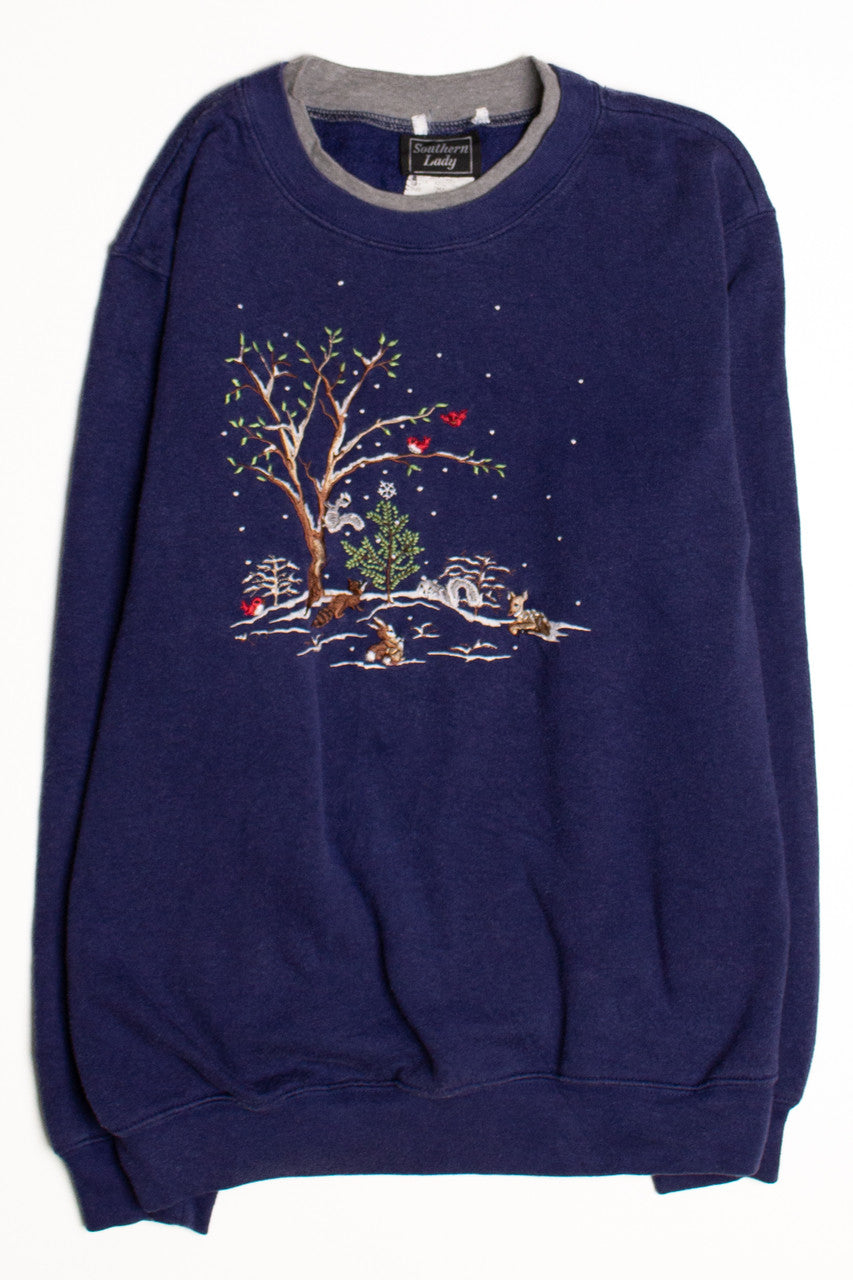 Blue Ugly Christmas Sweatshirt 58788